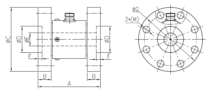 NJL-204系列尺寸圖