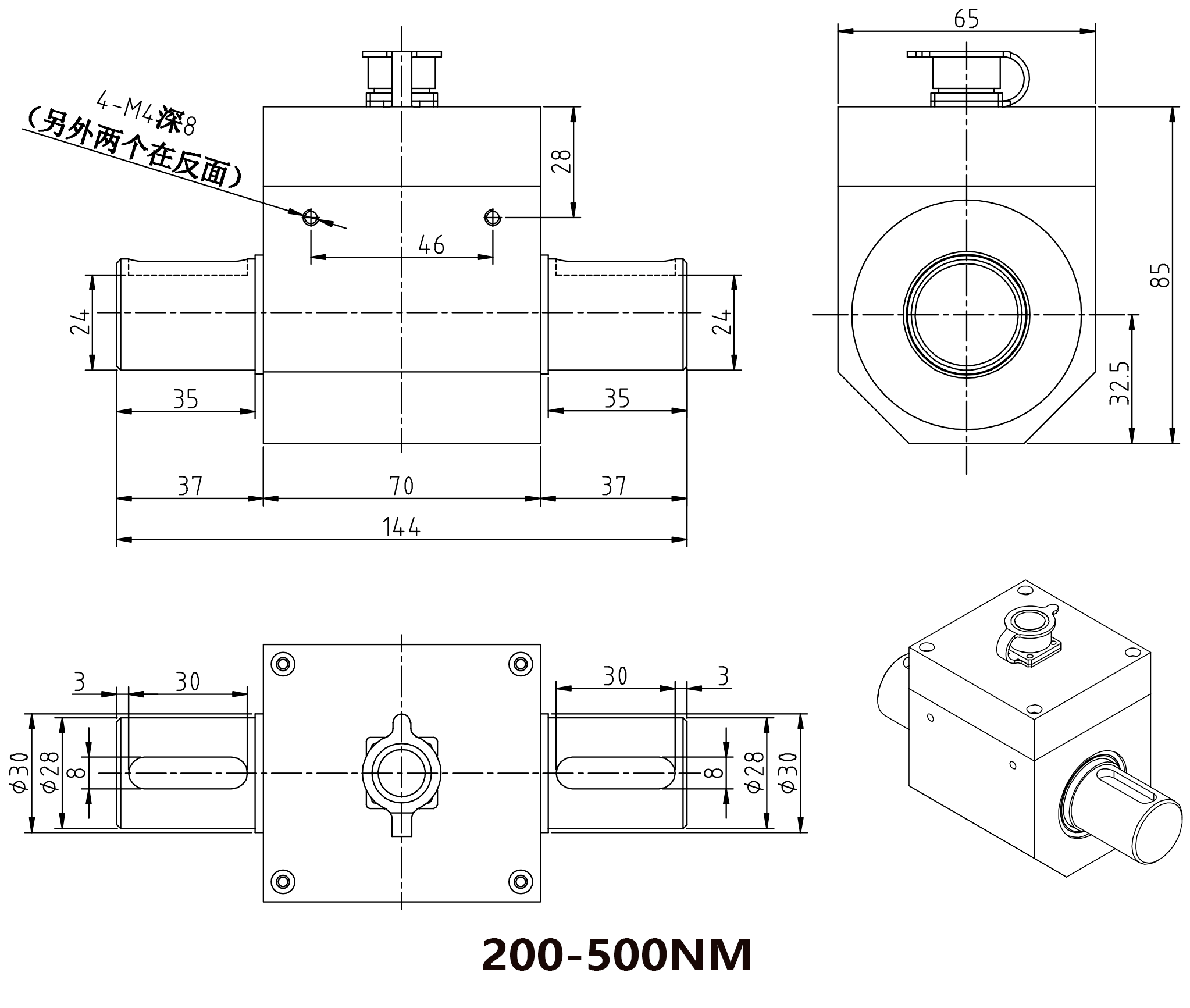 NJL-303尺寸圖