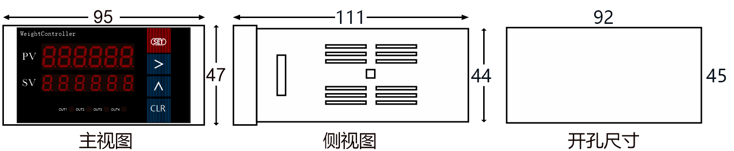 WCL-102尺寸圖